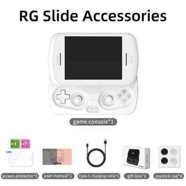 ANBERNIC RG Slide 8GB 256GB Handheld Game Console Android 13 4.7 Inch Touchscreen 120Hz Portable Ret