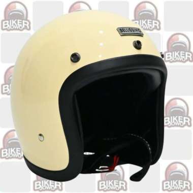 Helm Slim - Bellisimo Retro Open Face Helmet Bellisimo BEIGE