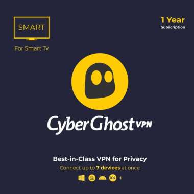 For Android TV Software CyberGhost VPN Original 7 Device 1 Year