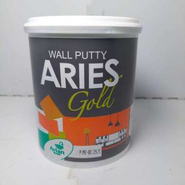 Cat Aries Gold Wall Putty 5 kg,Plamir Tembok Aries Wall Putty wall putty 5 kg