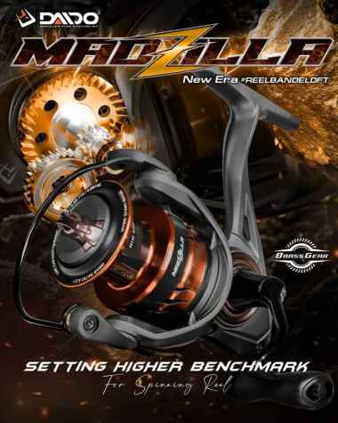 Daido - Reel Madzilla Waterproof 8.0 Power Handle - Reel Pancing 1000