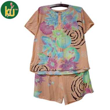 Kencana Ungu Setelan Maxi 75 Setelan Celana Kulot Label Biru Setelan Celana Warna Pastel Label Biru 