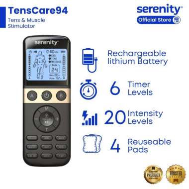 Serenity Alat Pijat Elektrik TensCare 94 – Alat Terapi Otot dan Saraf | TENS Fisioterapi & Alat Pija