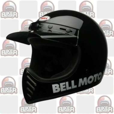 Bell Moto-3 Helm Adventure Helm Retro Fullface Retro Classic Helmet CLASSIC GLOSS BLACK L