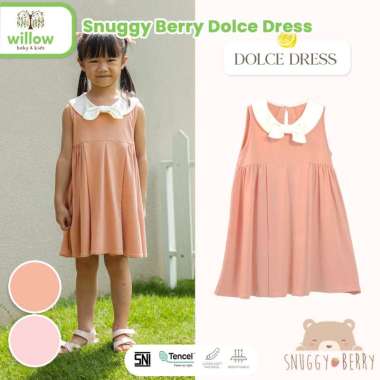 Dress Anak - Snuggy Berry Dolce Dress Tanpa Lengan 2-3Y Muted Clay