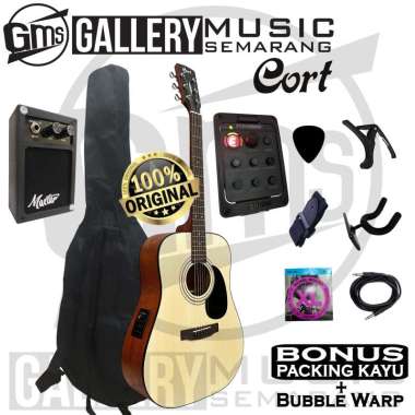 ORIGINAL!!! Gitar Akustik Elektrik Cort AD810 OP Gitar Cort Original PAKET AKUSTIK MURAH