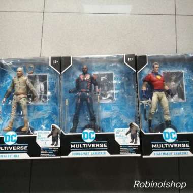 mcfarlane suicide squad polka, bloodspot, peacemaker