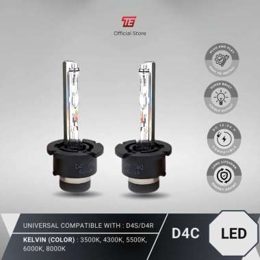 THOWARD HDX D4C HID Bulbs compatible to D4S / D4R Headlamp untuk Alphard Vellfire Camry Vios Mazda 5