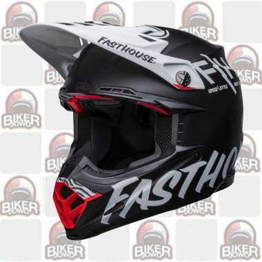 Bell Moto-9S Flex Helm Cross Helm Retro Fullface Cross Classic Helmet FASTHOUSE FLEX XL