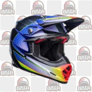 Bell Moto-9S Flex Helm Cross Helm Retro Fullface Cross Classic Helmet PRO CIRCUIT L
