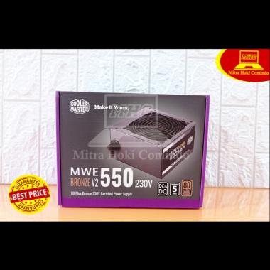 POWER SUPPLY PSU COOLERMASTER MWE 550 Watt 80 Plus Bronze V2 MWE550