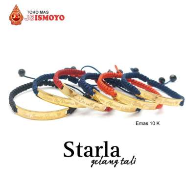 J5Ismoyo Gelang Emas Starla Warna Navy