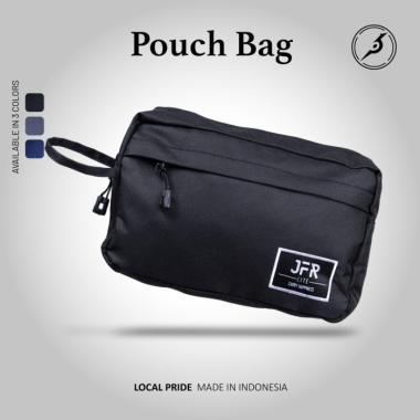 JFR HAND BAG TAS POUCH TAS PRIA WANITA TAS PRIA MURAH TAS TANGAN PRIA - BLACK JT01 100 % ORIGINAL Mu