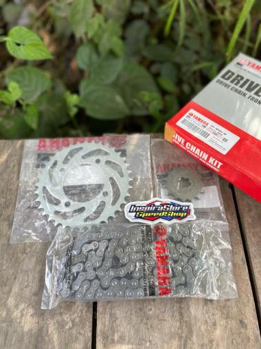 GEAR SET RANTAI ORIGINAL YAMAHA JUPITER Z FIZ R VEGA FORCE1 ORI