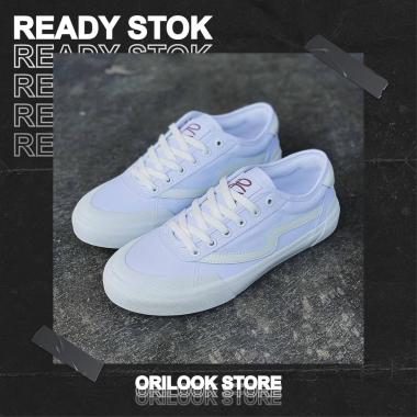 PATROBAS NEW IVAN LOW TRIPLE WHITE - Sepatu Sneakers Canvas Pria/Wanita Patrobas Original 38 New Iva