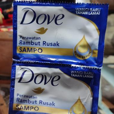 sampo dove sachet isi 12 bgks per renteng Biru