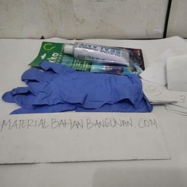 LEM KACA NIKKO SEALENT PEREKAT LEM KACA BONUS SARUNG TANGAN NITRIL