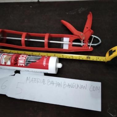 PAKET TEMBAKAN LEM TABUNG PVC SEALANT LEM SEALANT PUTIH 300ml AQUARIUM