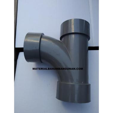 Tee Way 4 x 1.5 Inch D Penyambung Pipa Te Ye Rucika Ledeng Saluran Air
