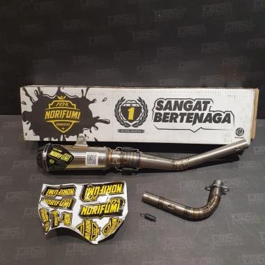 Knalpot Norifumi GTX Pro Titanium Carbon Yamaha Jupiter Z Original