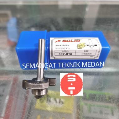 307-016 MATA PROFIL TRIMMER ROUTER SLOTTING SLOTING T TYPE 6mm SOLID