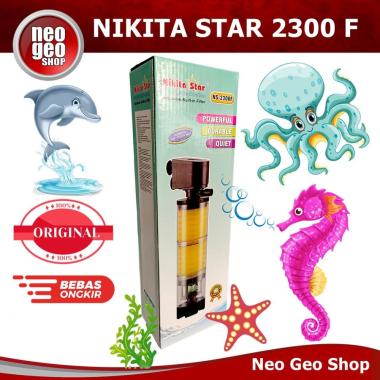 Nikita Star NS 2300F 2300 F built in Filter Mesin Pompa Aqurium