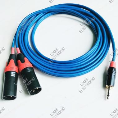Kabel Jack HP / Laptop Ke Mixer Jack Aux 3.5mm To 2 Canon XLR Male