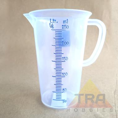 TRA Gelas Ukur / Gelas Takar / Measuring Cup Plastik 250ml 250cc