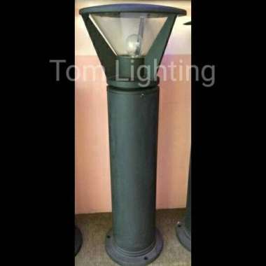 Lampu Taman Teras Standing Outdoor Berdiri Tanam Minimalis HItam Black
