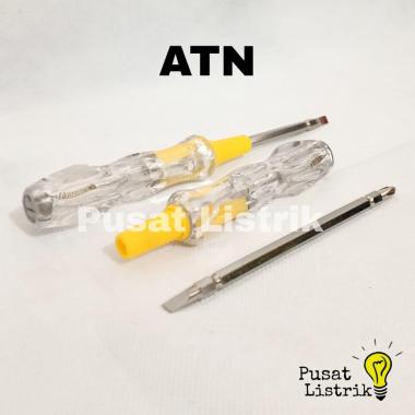 Testpen Bolak Balik Besar ATN Obeng Plus + Min Bolak Balik Besar ATN