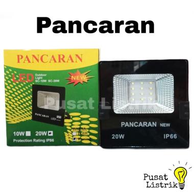 Lampu Sorot LED 20 Watt Pancaran Lampu Tembak LED Lampu Sorot LED 20W Kuning