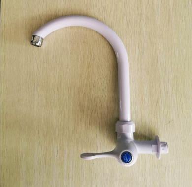 Kran Angsa Plastik SOLIGEN Putih