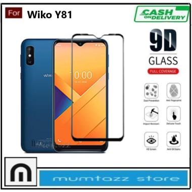 Promo Tempered Glass Warna Hp Wiko Y81 Anti Gores Kaca Full Layar Full Glue Skin Protector Pelindung