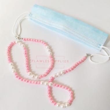 Strap Masker Kalung Masker Tali Masker Mutiara Premium 002