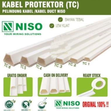 Kabel protektor NISO tc 1 2 3 4 5 6 kabel dak cable duct protector ukuran TC 2
