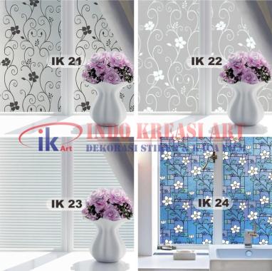 STIKER KACA RUMAH L 122 / STICKER KACA / KACA FILM SANDBLAST MOTIF warna IK 31