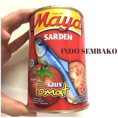 Termurah & Grosir ! Maya Sarden Saus Tomat 425g / Maya Ikan Sarden