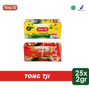 Promo Harga Tong Tji Teh Celup Jasmine Tanpa Amplop per 25 pcs 2 gr - Blibli