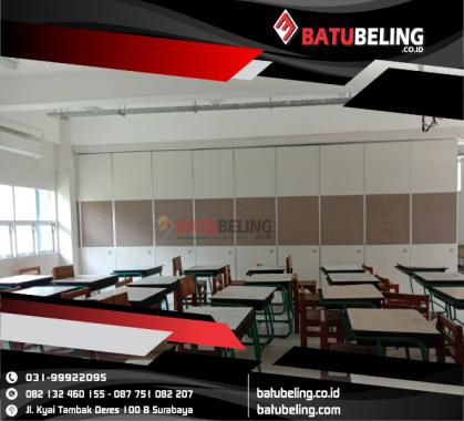 Pintu Lipat Geser Partisi Ruangan Minimalis Tipe Standard