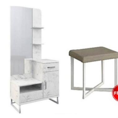 Meja Rias Minimalis Kaca Panjang dr marble 01