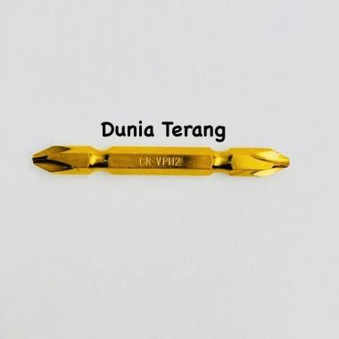 1PCS Mata Obeng Angin MOLLAR PH2PH2 x 65mm CrV ++ Mata Bor Obeng PH2 6