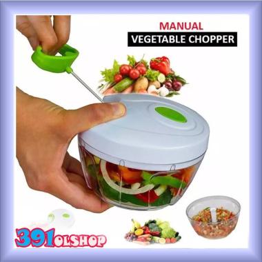 Mini Cutter Lesindo LS-201 Pencincang Daging Manual Chopper Manual Chopper Tarik
