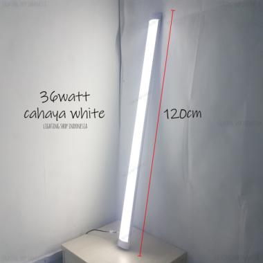 Kap Lampu Led 36W Panjang 120Cm Outbow Plafon Minimalis Ganti T5 2pcs lampu