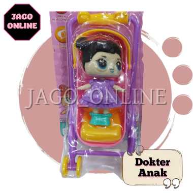 Mainan Anak Dokter Dokteran Bayi dan Anak Dokter Set Lengkap