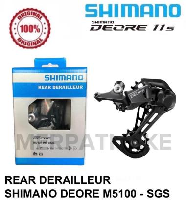 RD Shimano Deore M5100-SGS 11sp Rear Derailleur Shimano 11 Speed