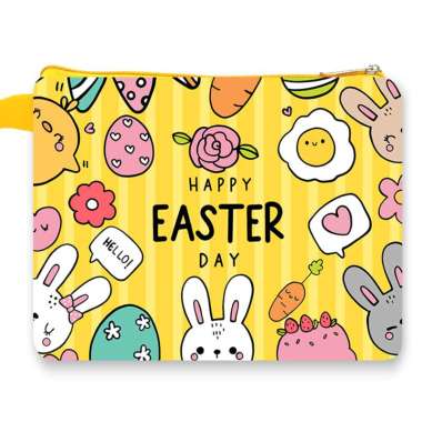 Pouch Paskah Souvenir Gereja Easter Passover 714 PC Kelinci Kuning