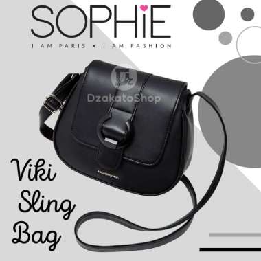 Tas Selempang Wanita Sophie Martin Paris Viki Black Hitam Kecil I Promo Terbaru 2023 Cuci Gudang Kat