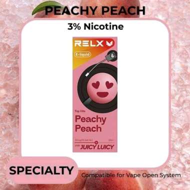RELX Eliquid 30ml (Garansi Resmi id) Peachy Peach