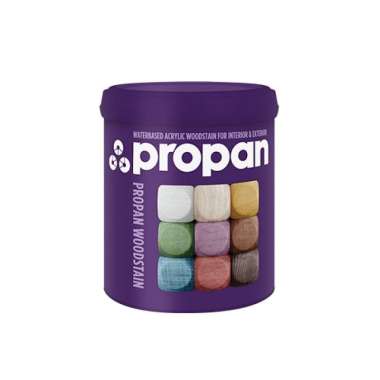 CAT POLITUR KAYU/CAT PELAPIS KAYU PROPAN WOODSTAIN PWS-631 (WATERBASED/TANPA THINNER) Clear Doff