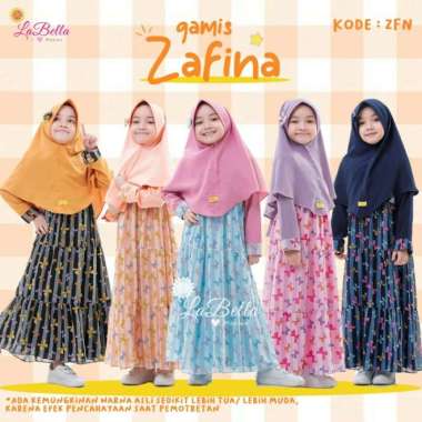 New! GAMIS ANAK ZAFINA BY LABELLA Multicolor